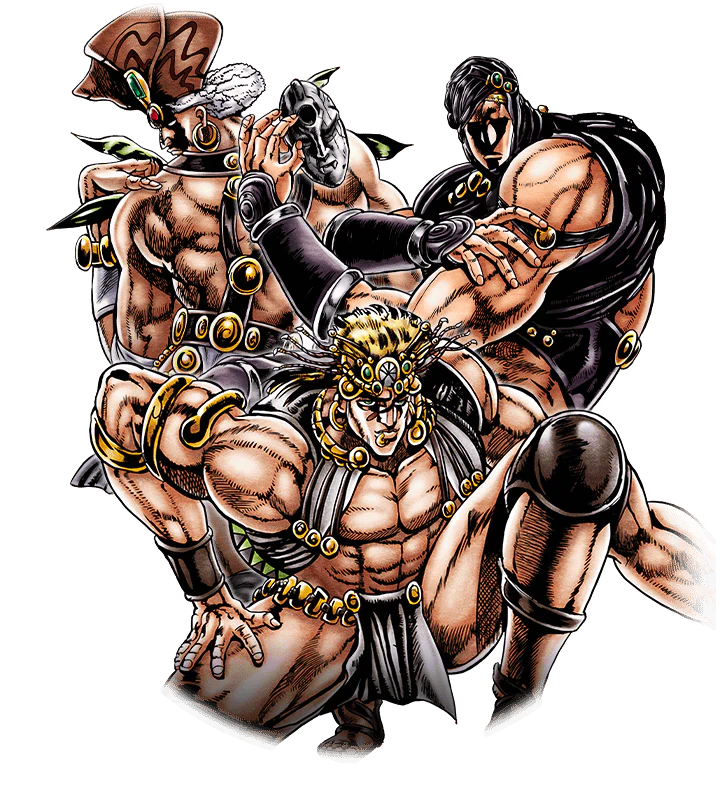 Villano 2: Pillar men (Kars, Wammu, Esidisi)